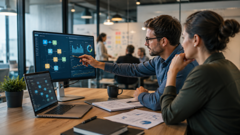 Lire la suite à propos de l’article Comment l’IA et l’automatisation redéfinissent la compétitivité des PME et ETI